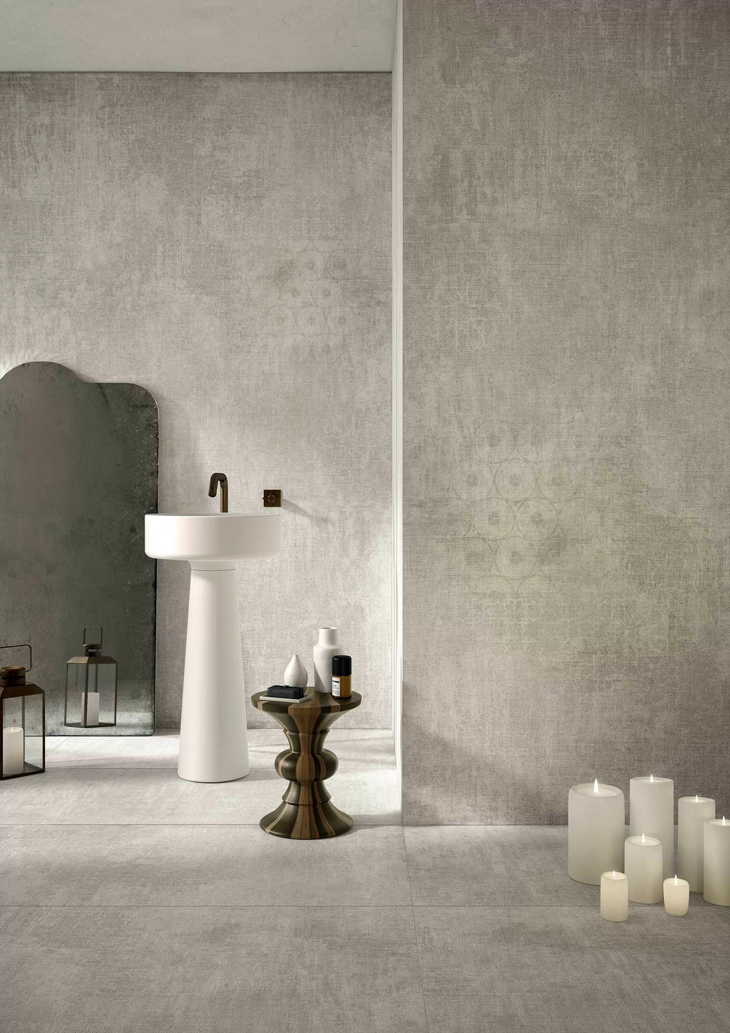 Керамогранит 752612 Tesori Decoro Monile Grigio Semp. 6mm 120x240