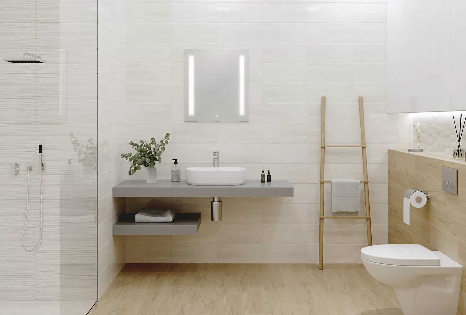 Керамогранит C-CV4M302D Chesterwood светло-бежевый 18.5x59.8