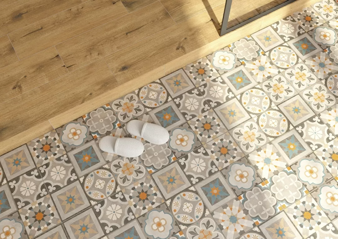 Керамогранит C-LO4R402D Loft темно-серый 42х42