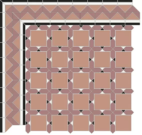 Керамогранит Фон Кэтрин (09/14/01/19) 39.5x19.5