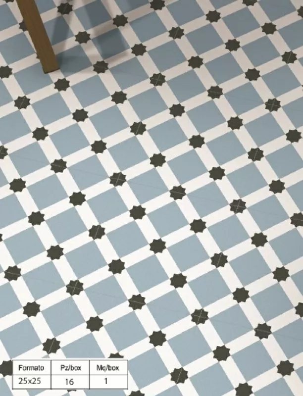 Керамогранит Barcelona Blanco 25x25