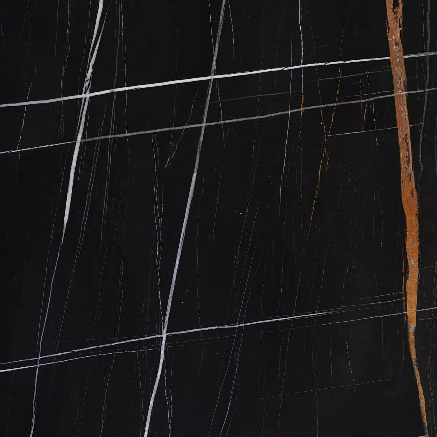 Керамогранит K-1004/MR Marble Trend Nero Dorato 600x600x9