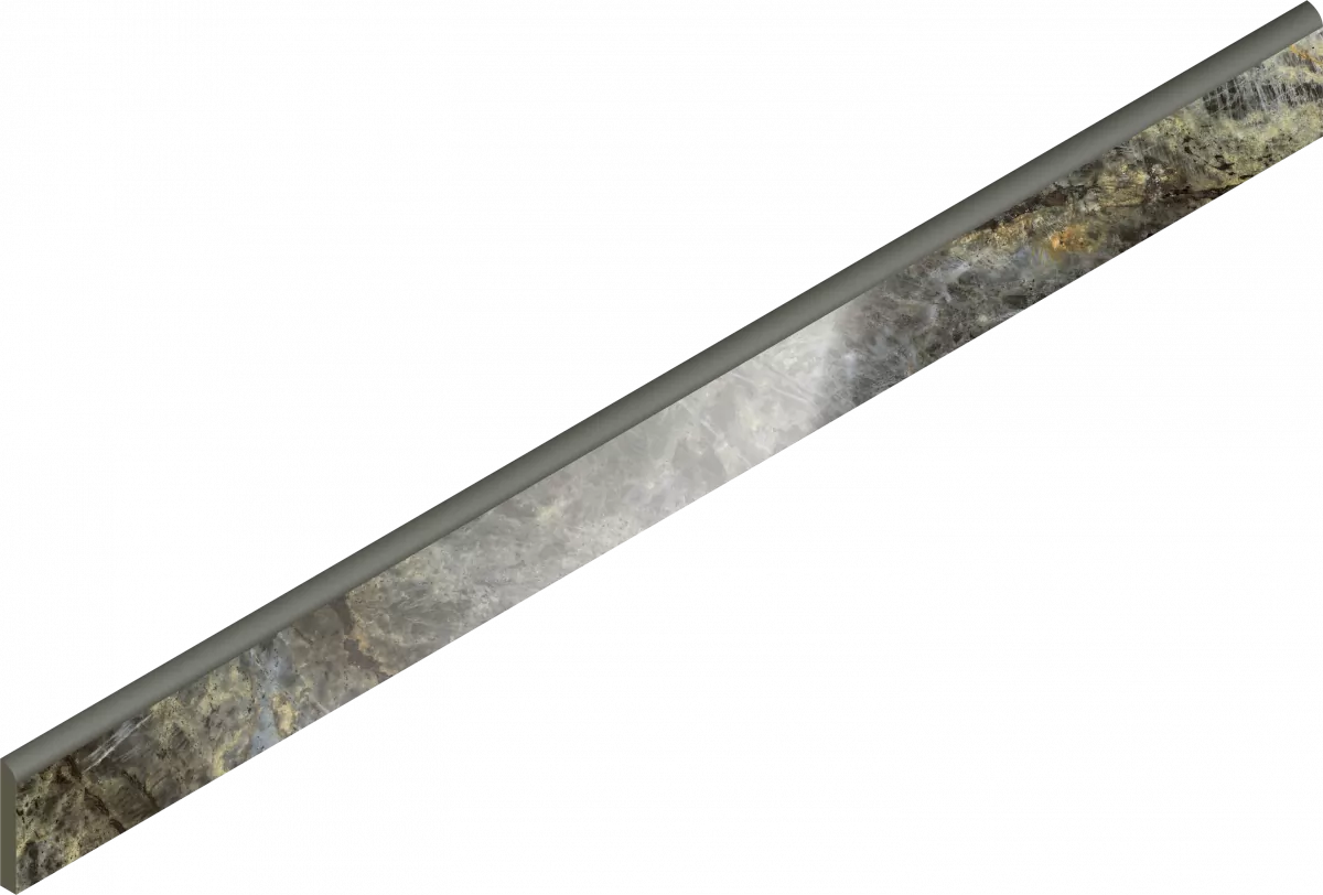 Керамогранит 610130007480 Stellaris Madagascar Dark Battiscopa Lux 7.2x80