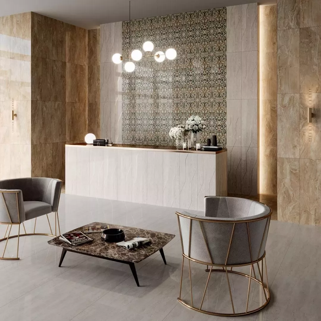 Керамогранит DC/A36/SG606220RL Декор Эвора глянцевый 9,6x9,6x0,9