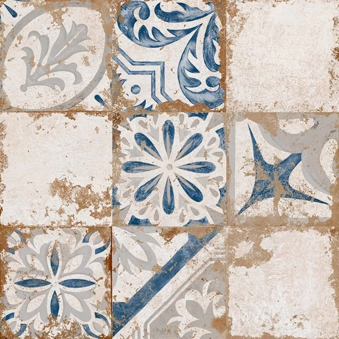 Керамогранит Memory 7 Azul Brillo 58x58
