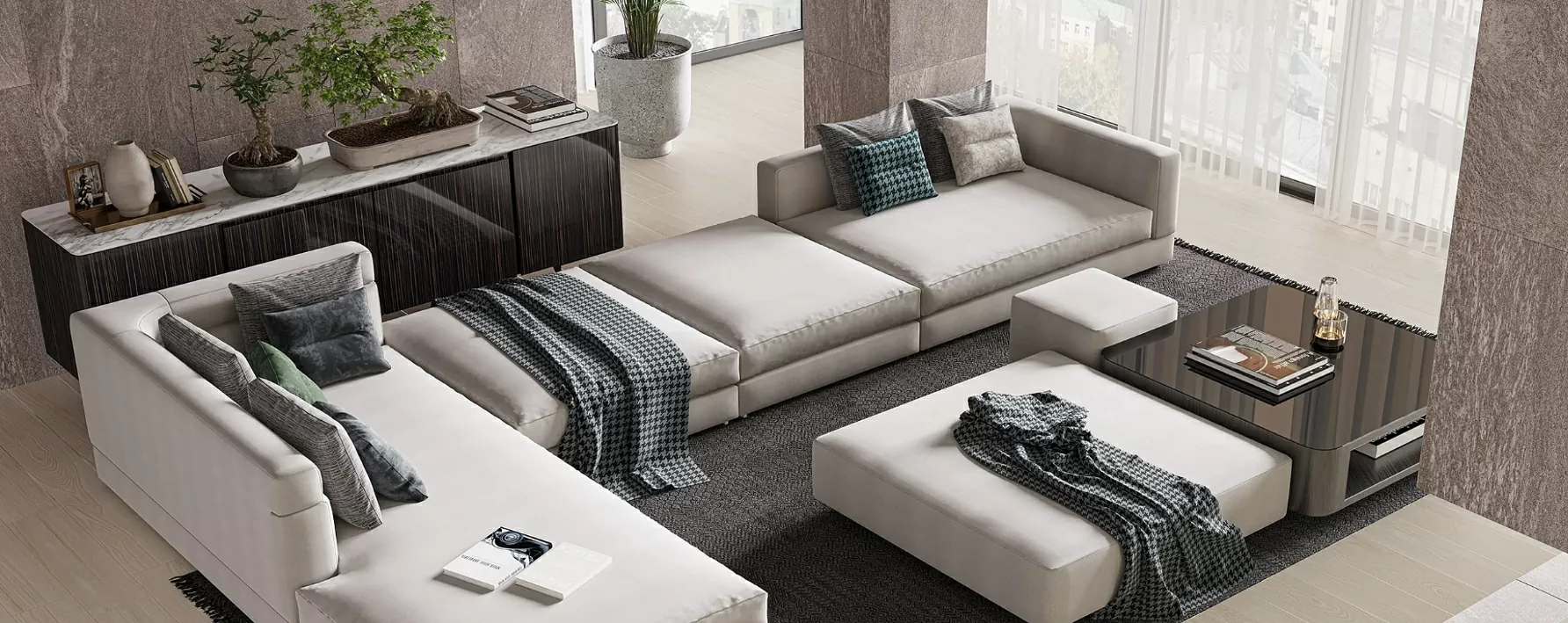 Керамогранит TN03 Плинтус Multicolor неполированный 7x60