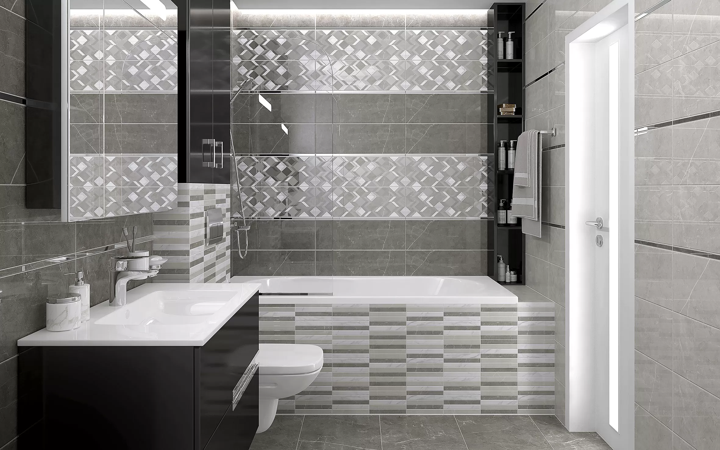 Керамогранит SG169000N Escada серый 40,2х40,2