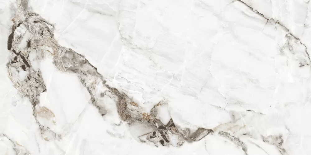 Керамогранит 17420 Crema полированный белый ректификат 60x120