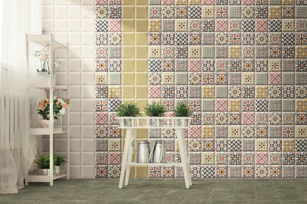 Плитка PT02286 Bombato Blanco 15x15