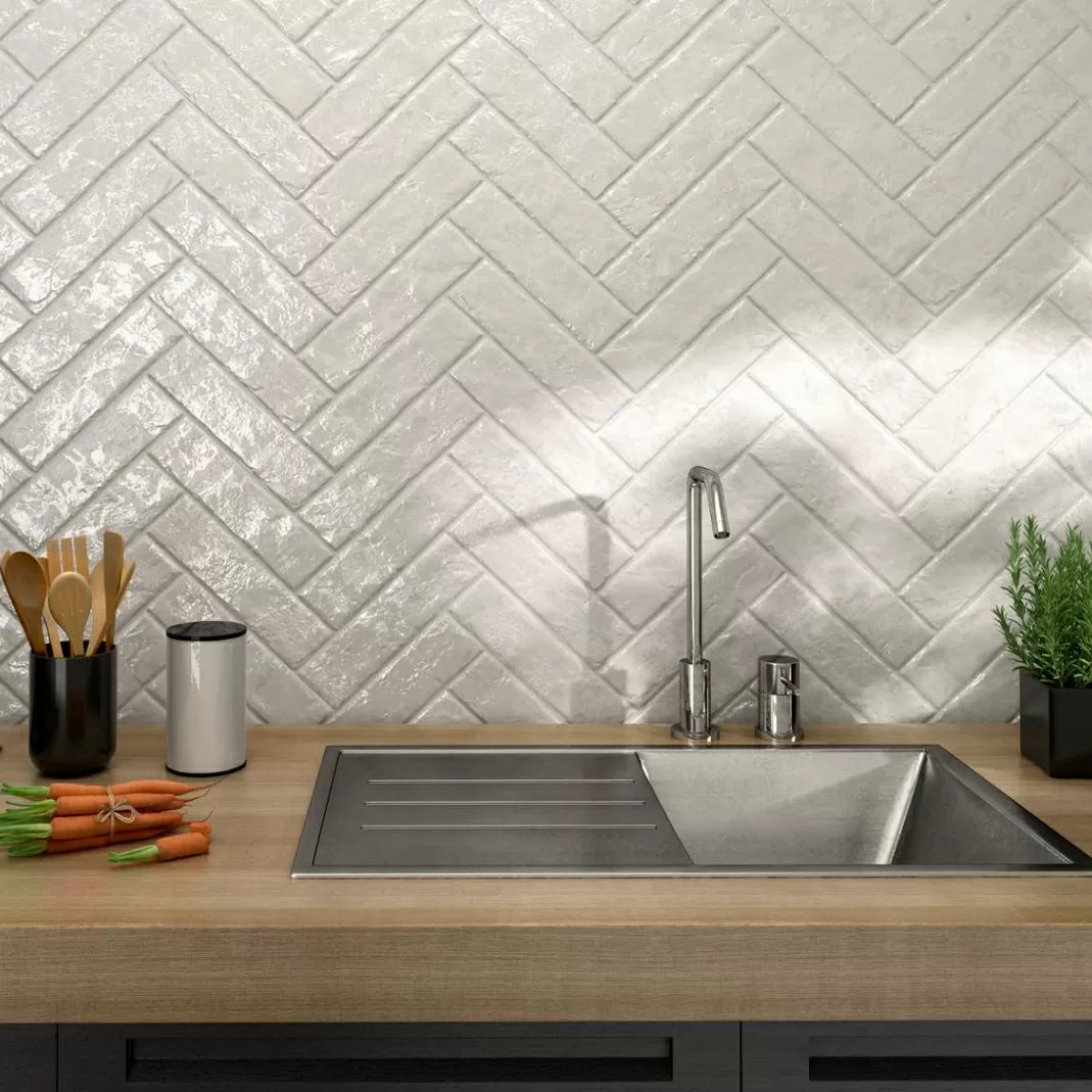 Керамогранит BRICKWALL Blanco 7*28