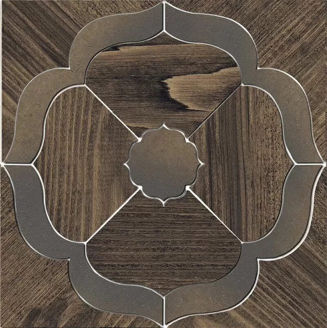 Керамогранит ID84 Гранд Вуд наборный декор 19.6*19.6