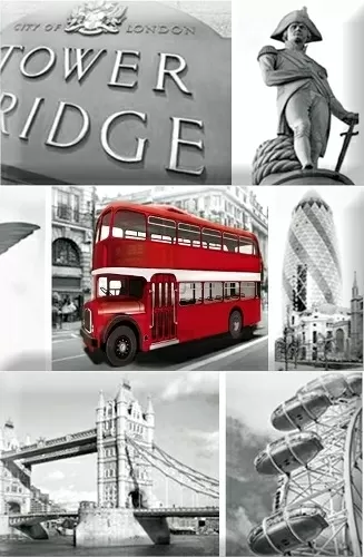 Плитка Monocolor Composicion London Calling B 15х22.5