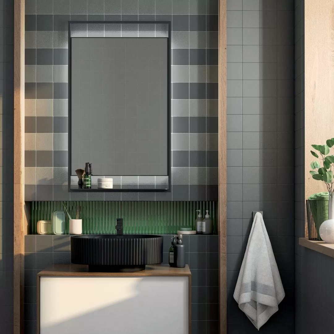 Керамогранит 1332S Агуста белый натуральный 9,8х9,8