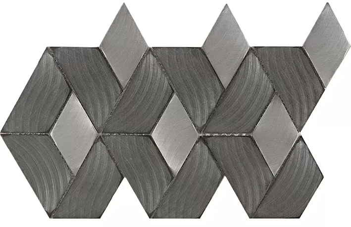 Мозаика L244008771 GRAVITY ALUMINIUM BRAID METAL TITANIUM 35,8x23,7x0,4