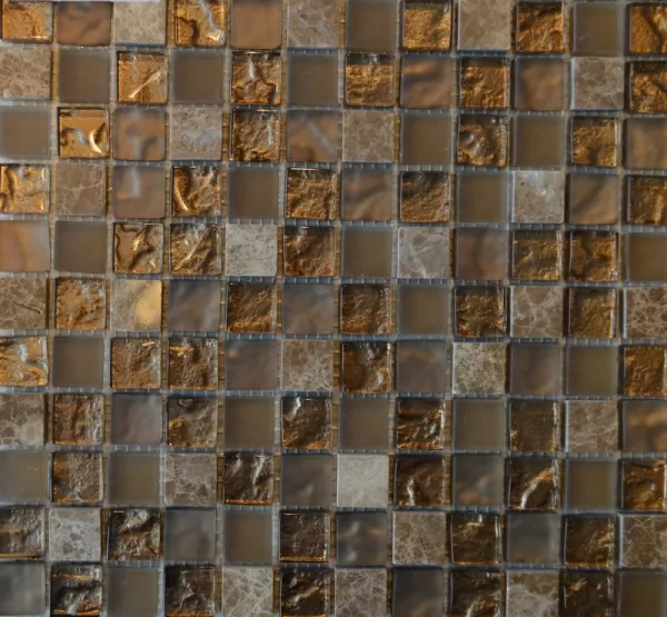 Мозаика MMB 18 Камень и стекло 30x30 (чип 2.3x2.3)