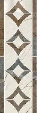 Керамогранит ID112 Бордюр Театро наборный 50.2*16.5