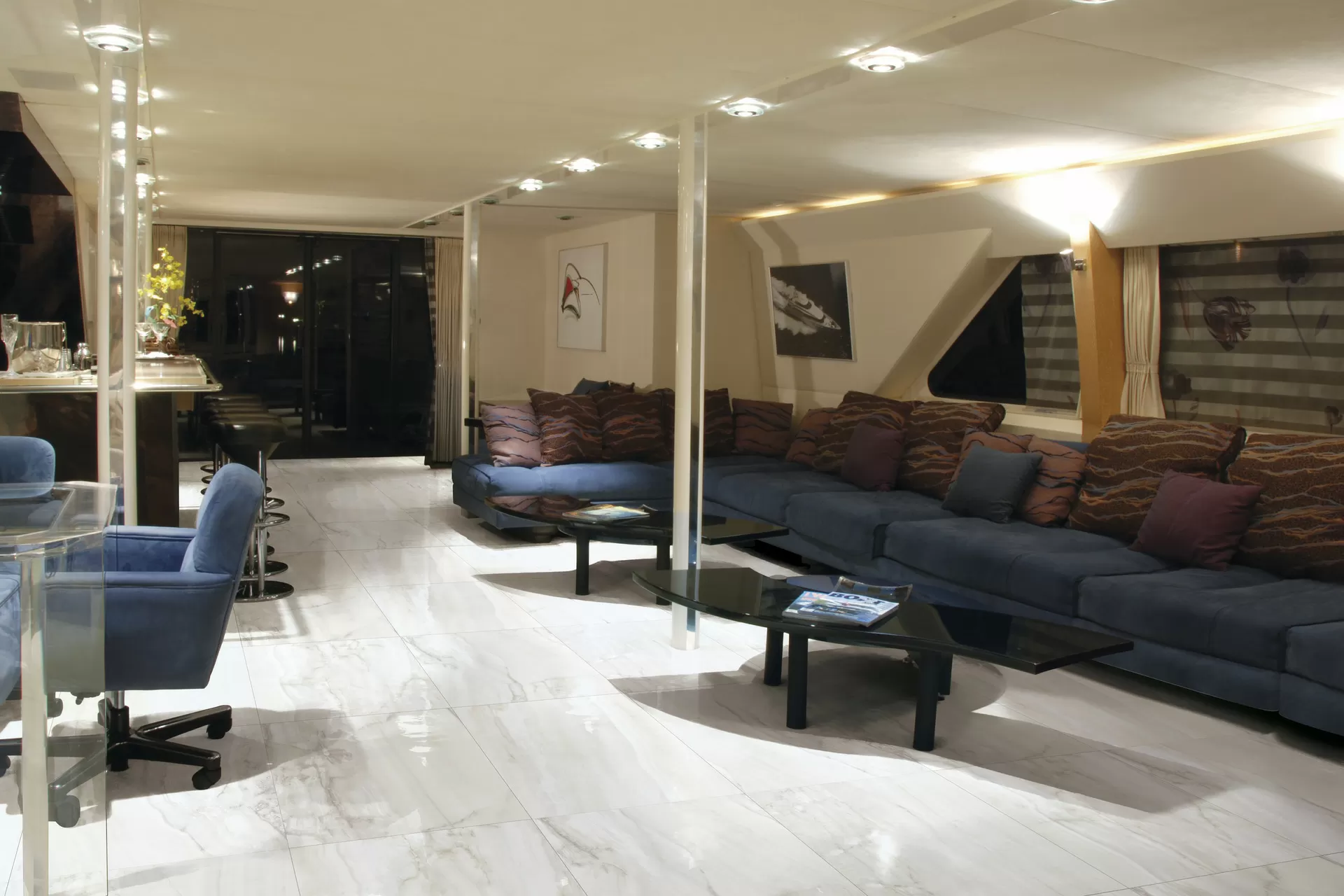 Керамогранит L175340MF6 Onice Avorio Levigato 6mm 75x150