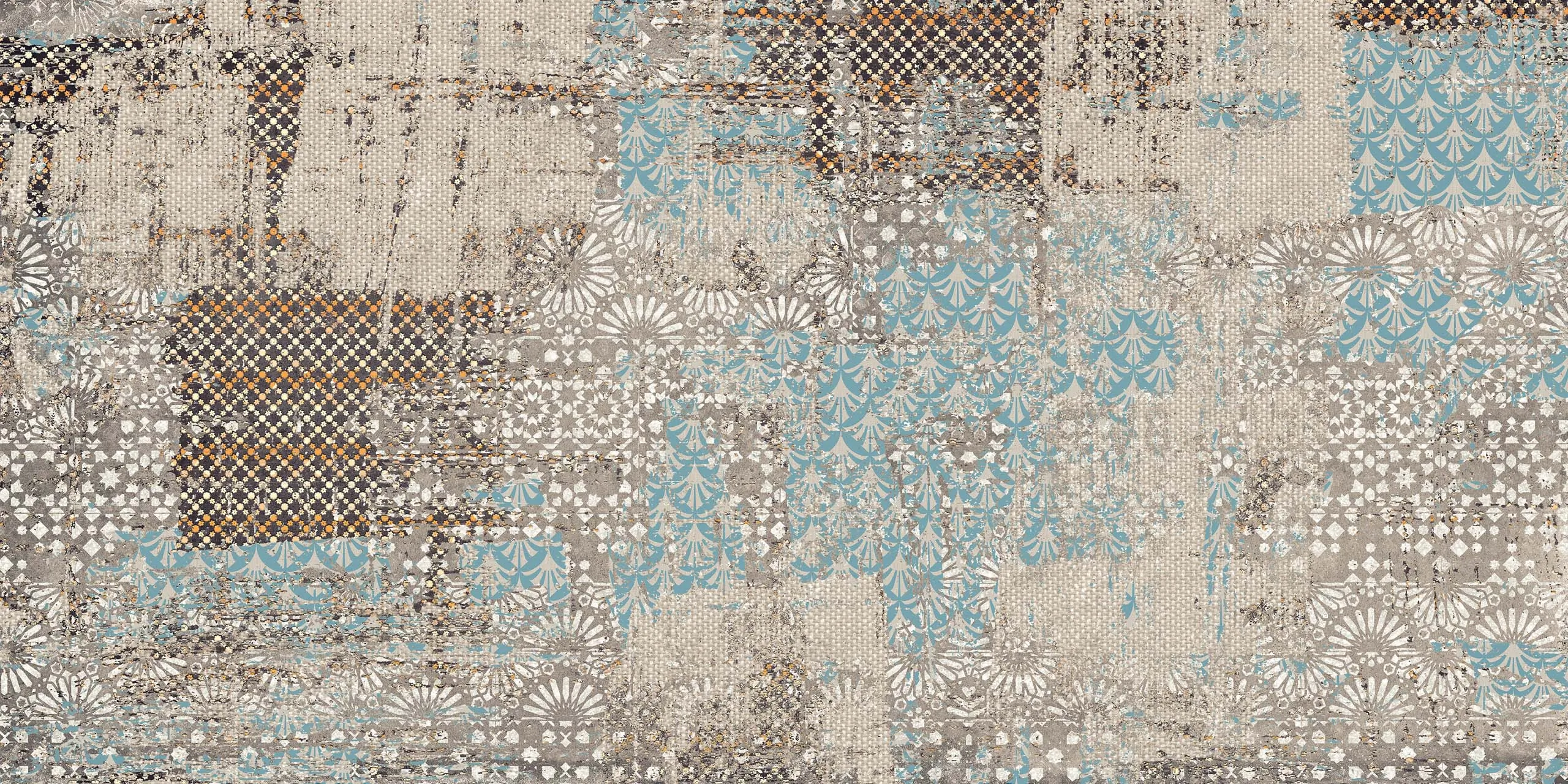 Керамогранит EXD401 Amber Illusion Vintage Inserto Неполированный Рект. 60x120x9