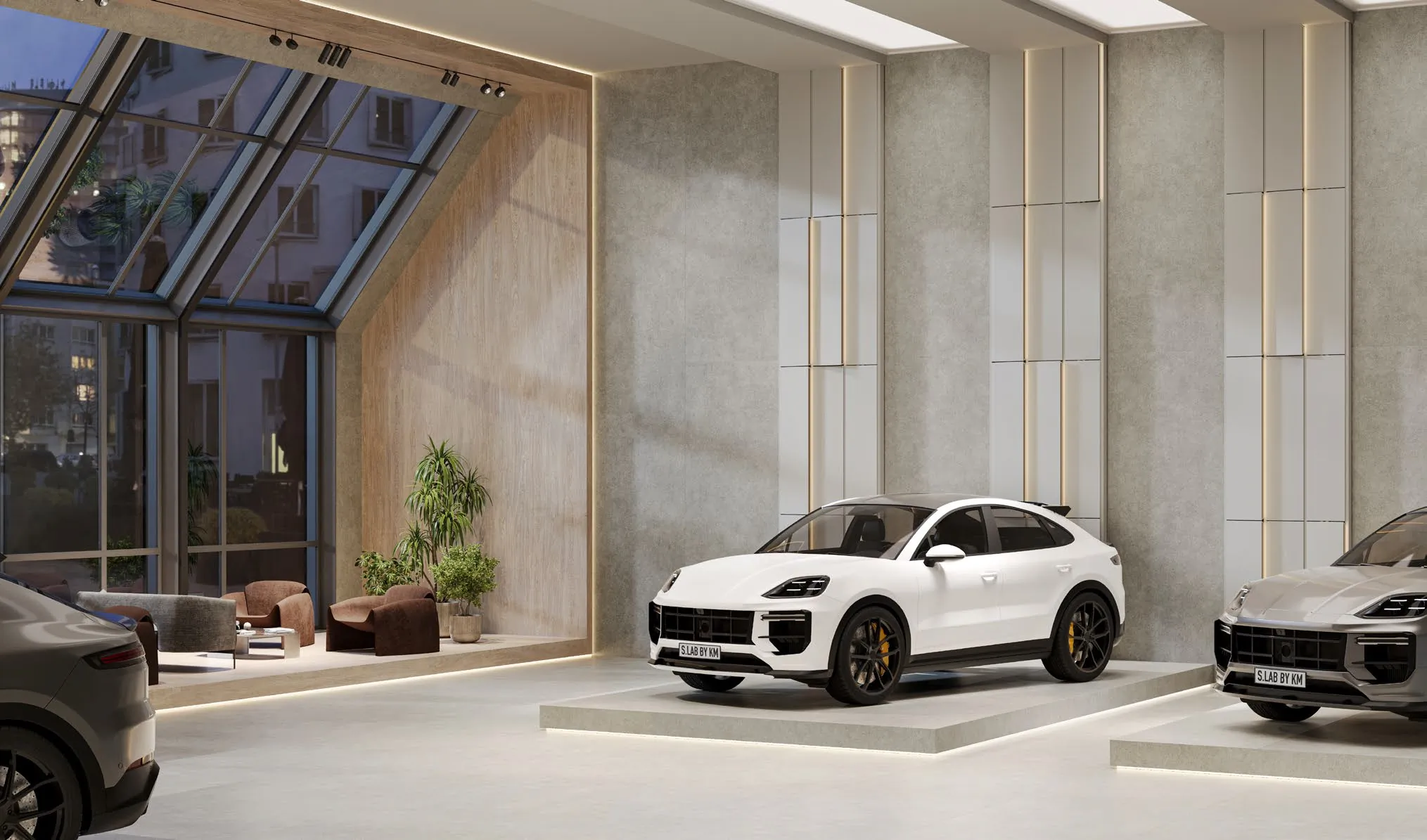 Керамогранит SG074902R Нестос серый светлый лаппатированный обрезной 119,5x320x1,1