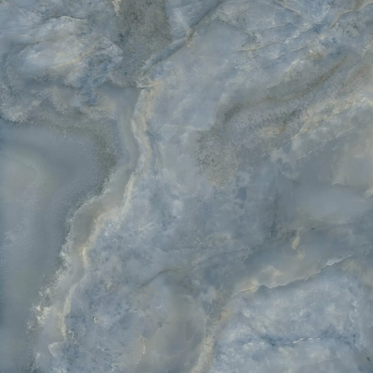 Керамогранит SG016102R Ониче голубой лаппатированный обрезной 119,5x119,5x1,1