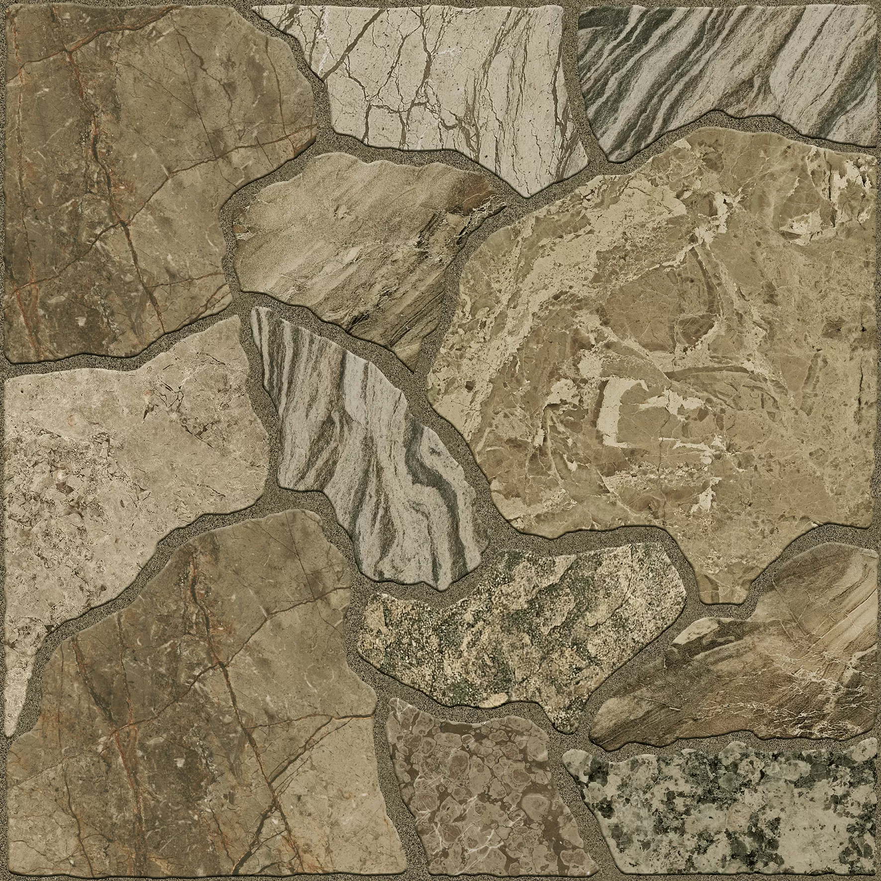 Керамогранит Колизей коричневый 30x30
