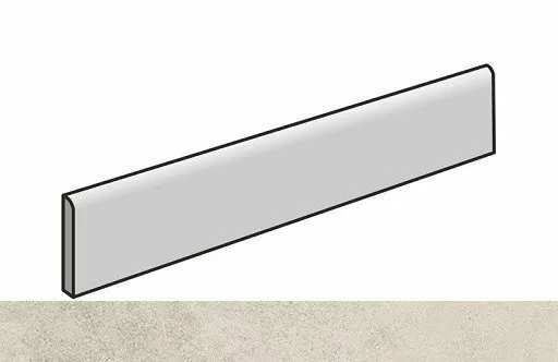 Керамогранит 610130004525 Drift White Battiscopa/Дрифт Вайт 7.2x80