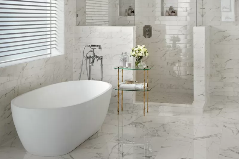 Плитка AZDA Brick White Bevel 8x31.5