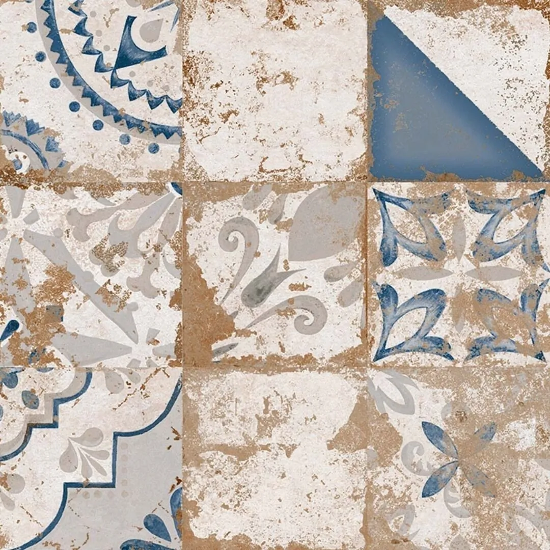 Керамогранит Memory 7 Azul Brillo 58x58