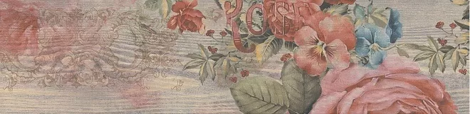 Керамогранит OP/A50/4x/SG7013 Панно Стори Вуд из 4 частей (размер каждой части 20*80) 80*80