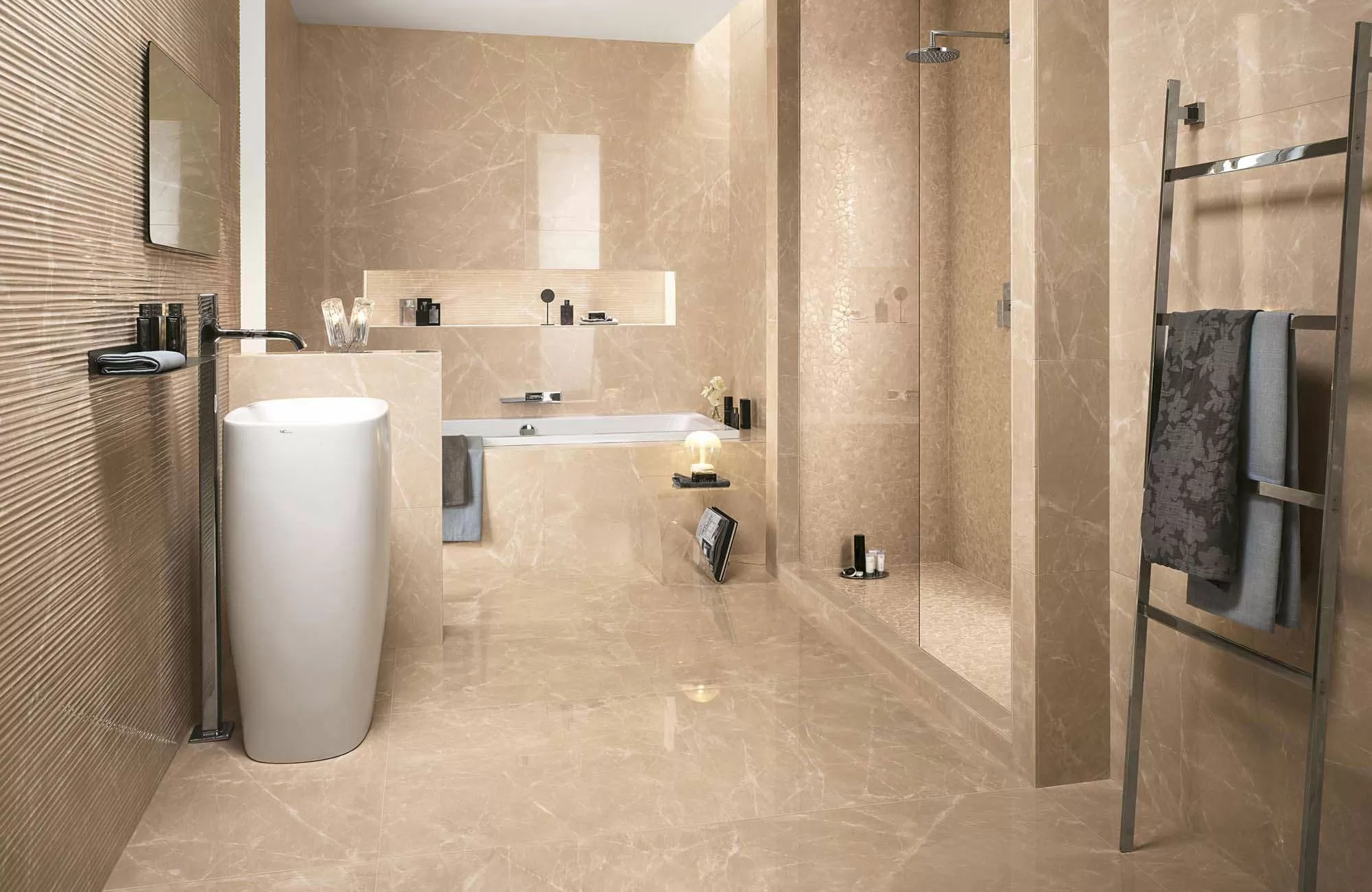 Плитка fRE7 Roma Diamond Statuario Brillante 25x75