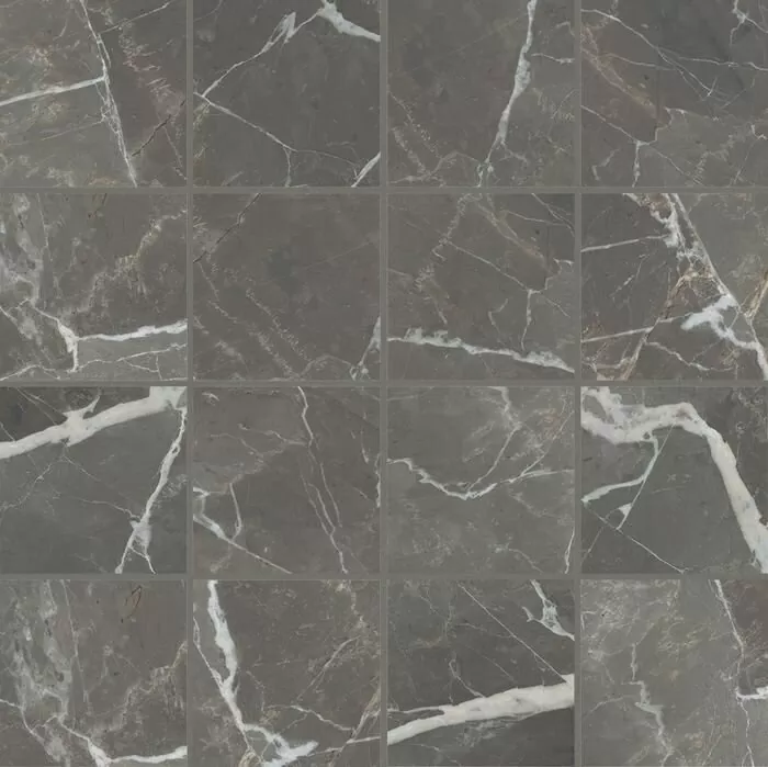 Мозаика 763262 Stones 2.0 Calacatta Black Mat Mosaico 6mm 7,5x7,5 30x30