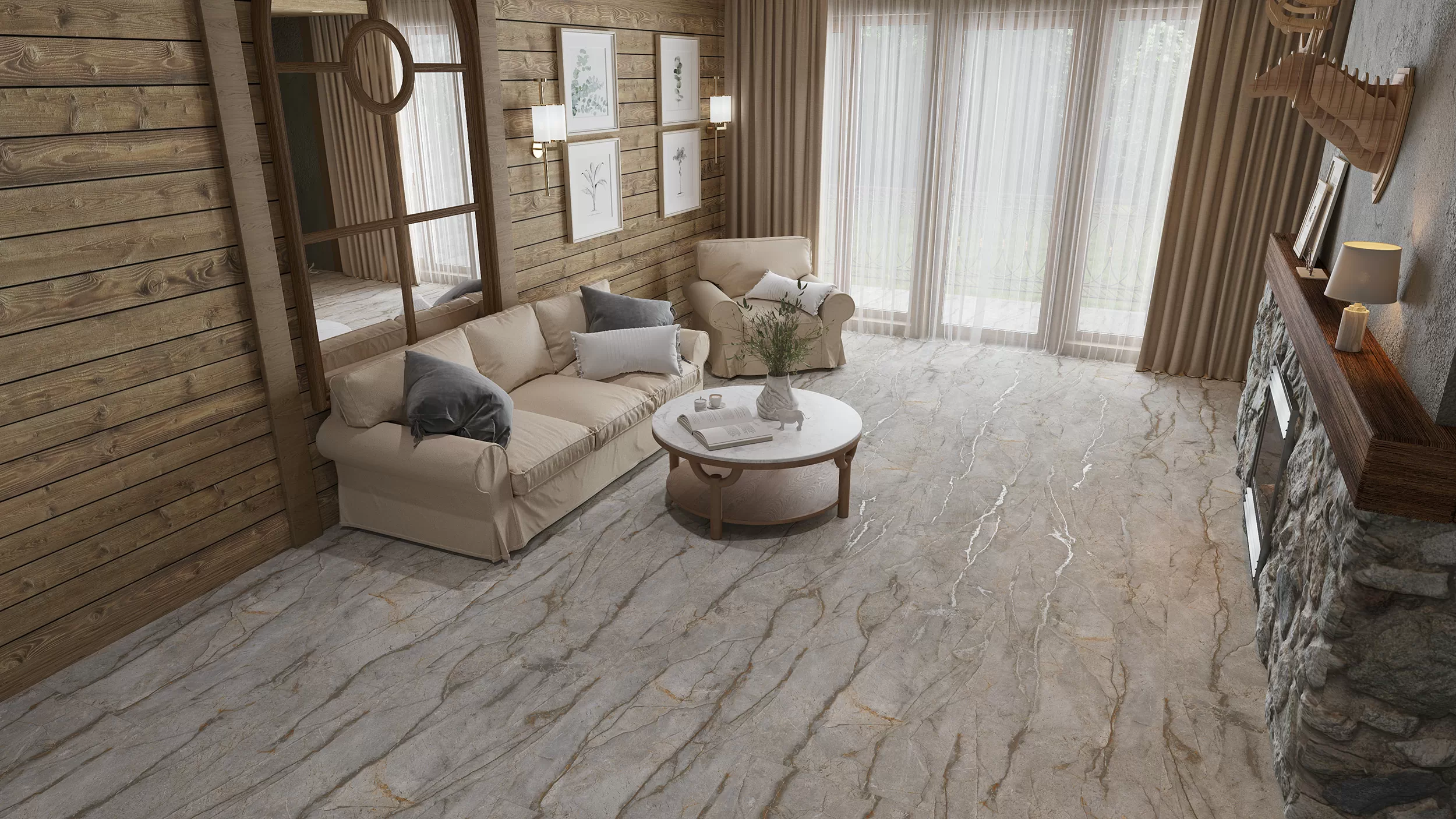 Керамогранит NTT996070M Callacata Carving 60x60