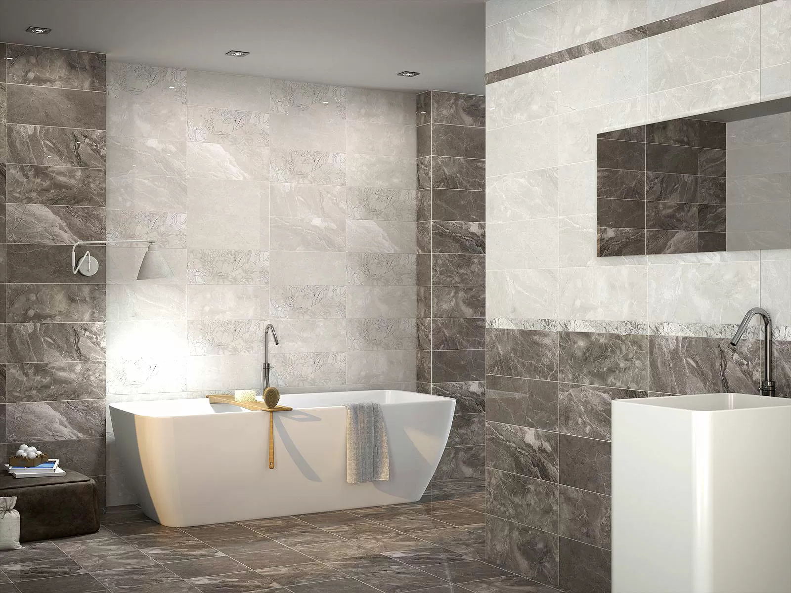 Плитка Select Moldura Graphite 5x50