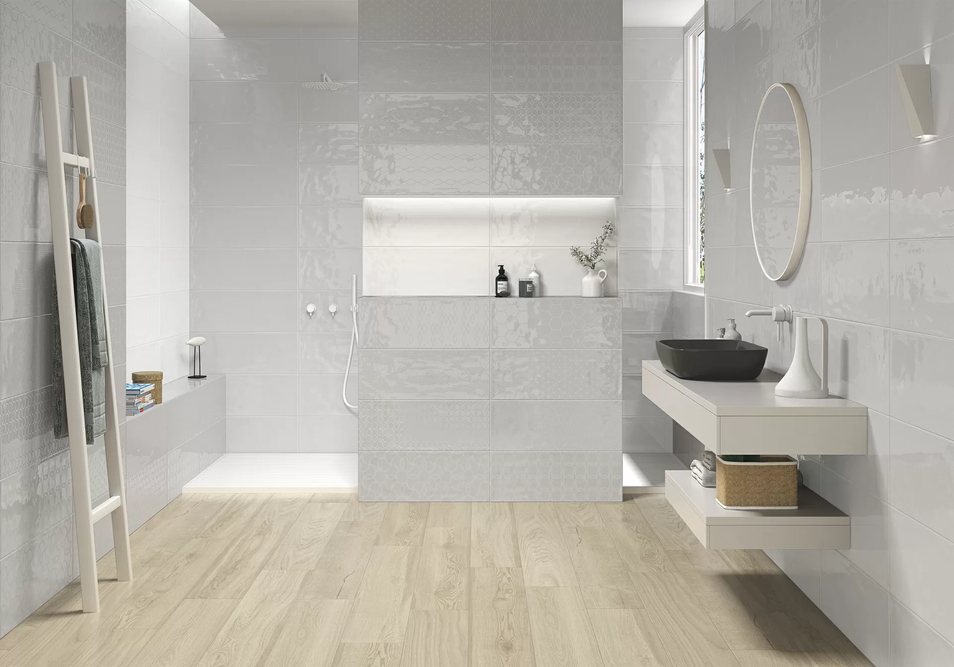 Плитка Rev. DECOR DIVERSO ROSA SLIMRECT PRI 25x65