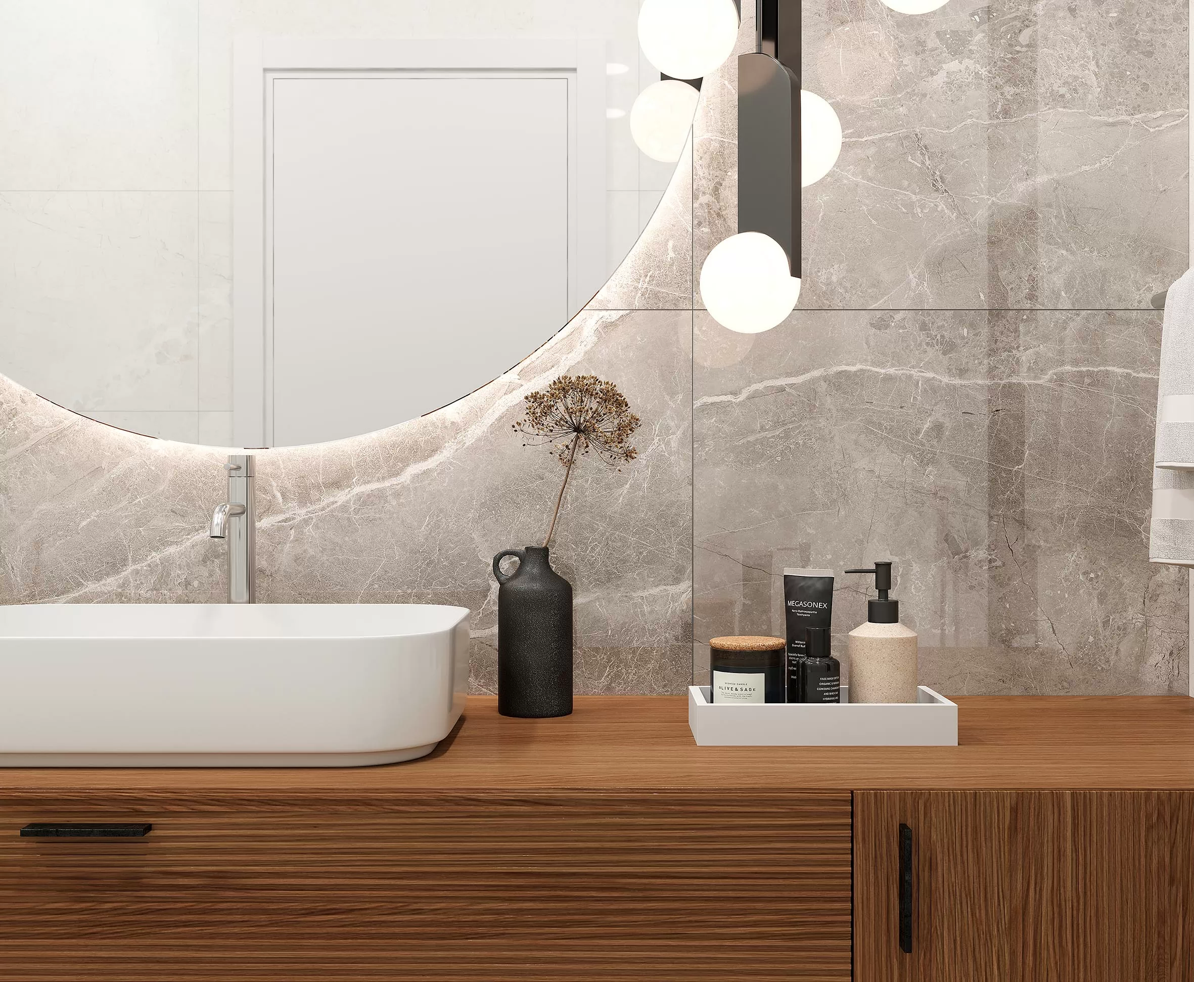 Керамогранит Obsidian Grey Полированный 60x60