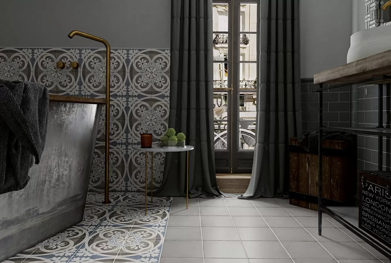 Керамогранит 24410 ART NOUVEAU PALAIS BLUE 20*20