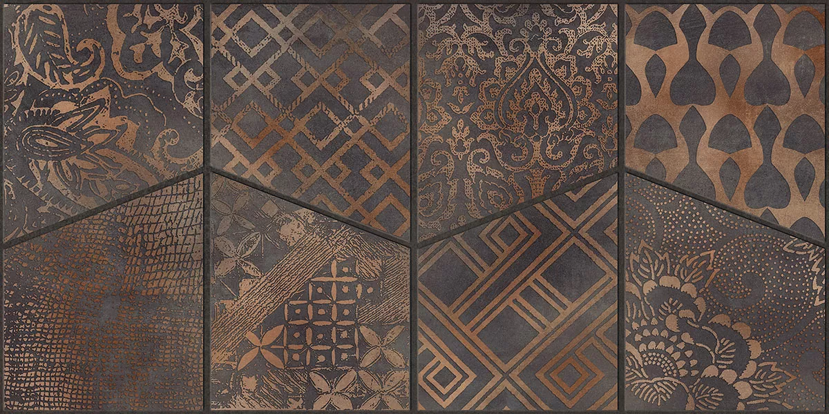 Керамогранит Vintage Pecan Arte Carving 60x120
