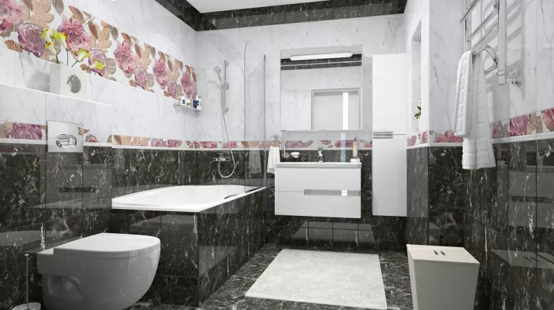 Плитка Monocolor Бордюр стекло Silver 2х25