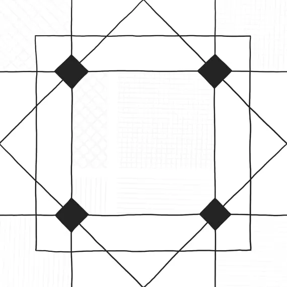 Керамогранит 6032-0434 Домино декор геометрия 30x30