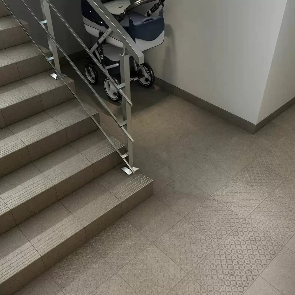 Керамогранит SG901700N Базис коричневый структурированный матовый 30x30x0,85