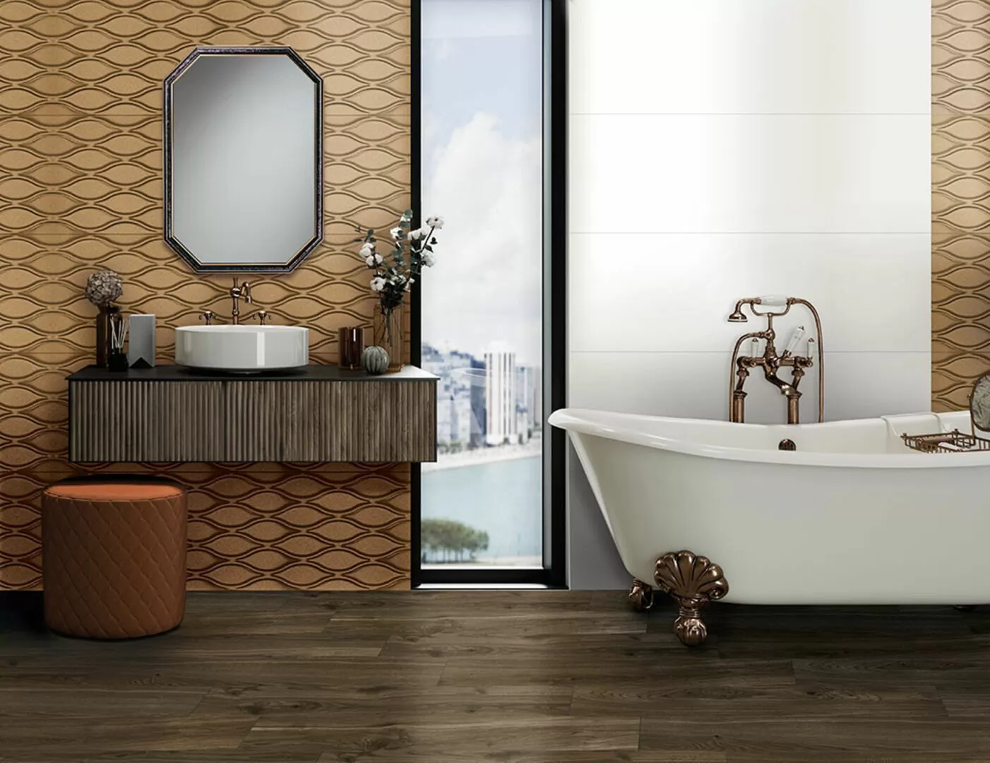 Плитка LEAF COLOURS COPPER 33*100