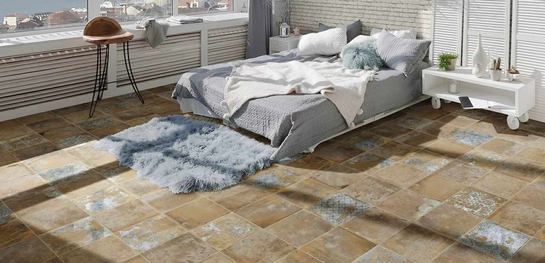 Керамогранит Antigua Deco Graphite 33*33
