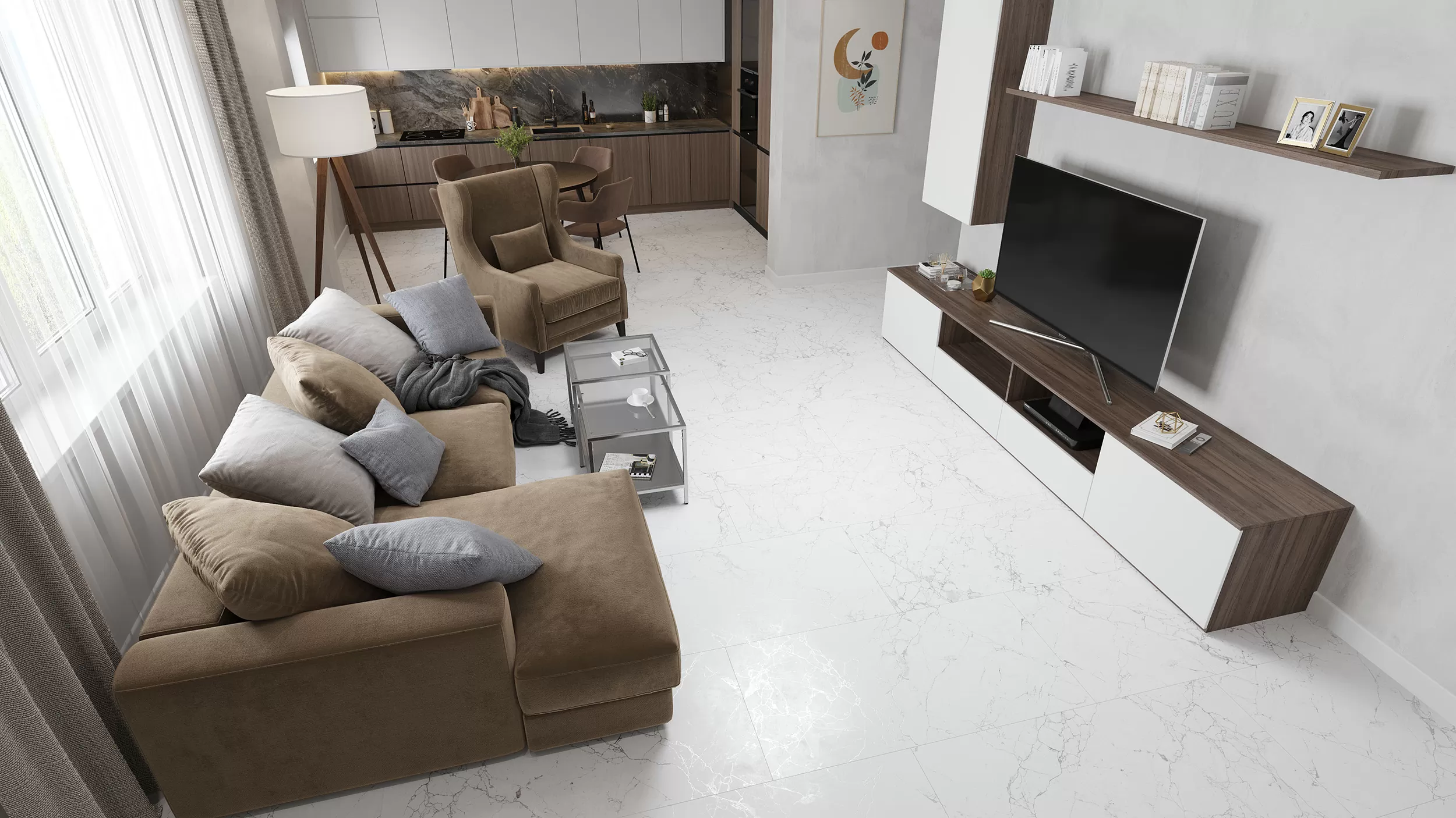 Керамогранит NTT996070M Callacata Carving 60x60