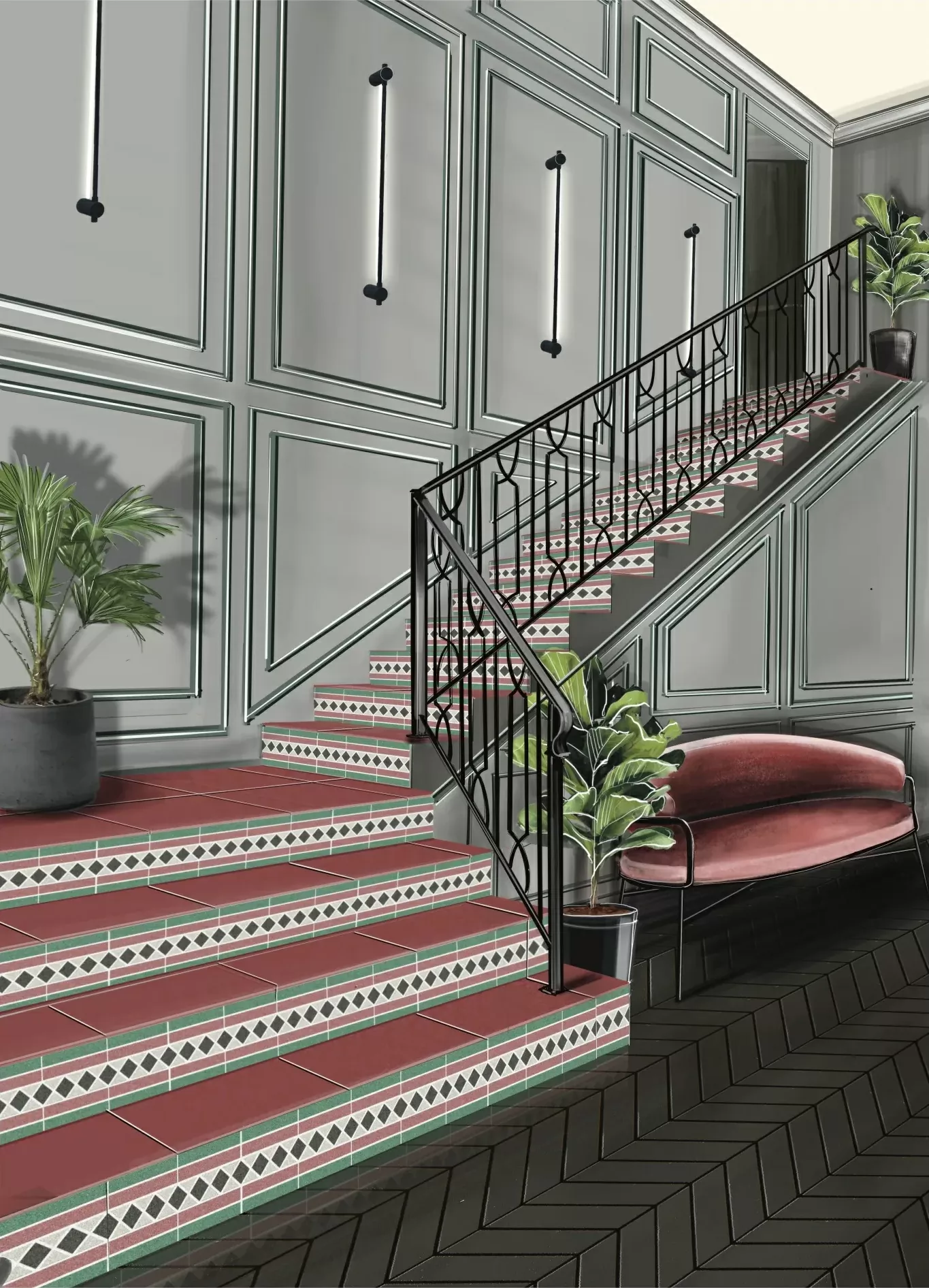 Керамогранит Плинтус ПЛИН-30 7x60