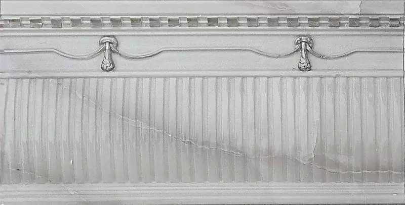 Плитка NC Royal Alzata Ornato Silver 15,6х30