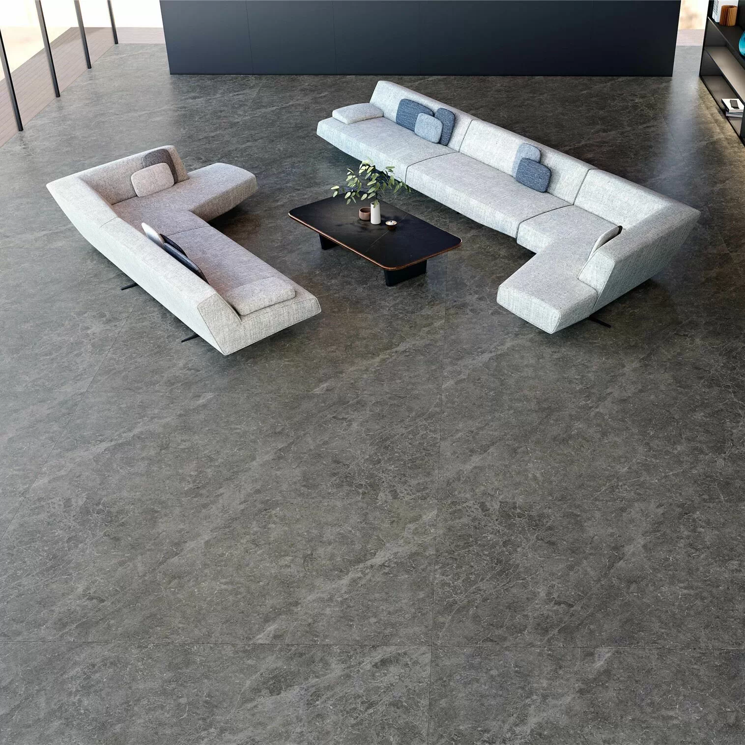 Керамогранит MN311CP121206 Florentines Ash Polished 6mm 120x120
