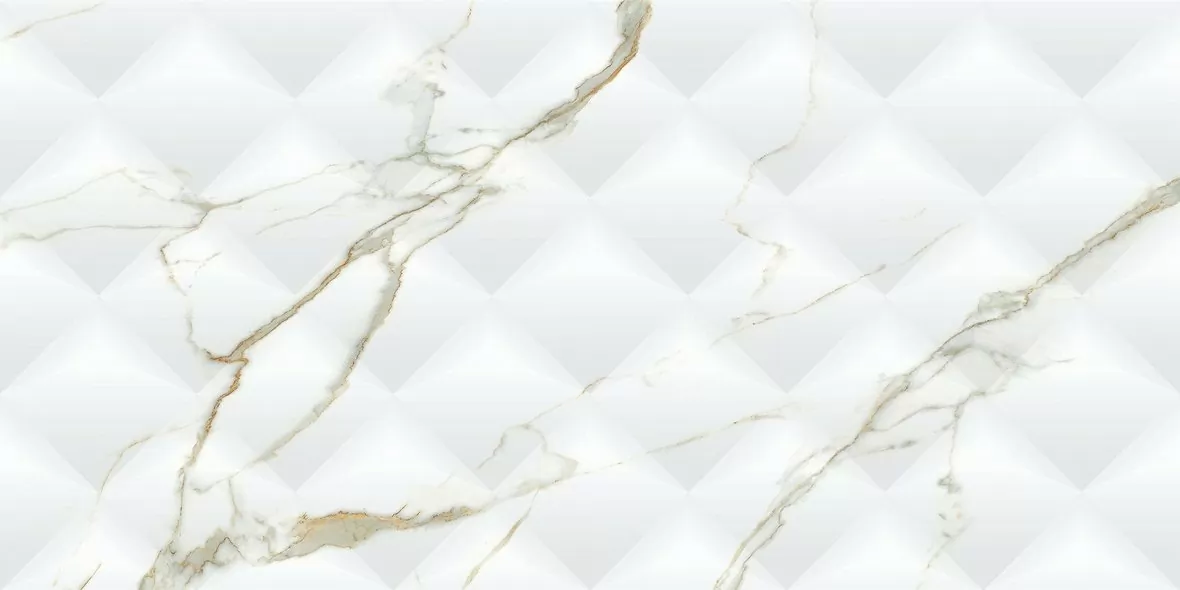 Плитка LE63063B-F50 Bianco Carrara Classico Monticulo Rectificado 30х60