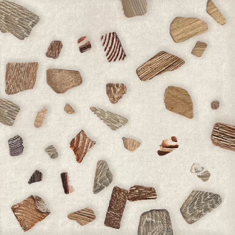 Плитка 00-00002402 Terrazzo Wood 15х15