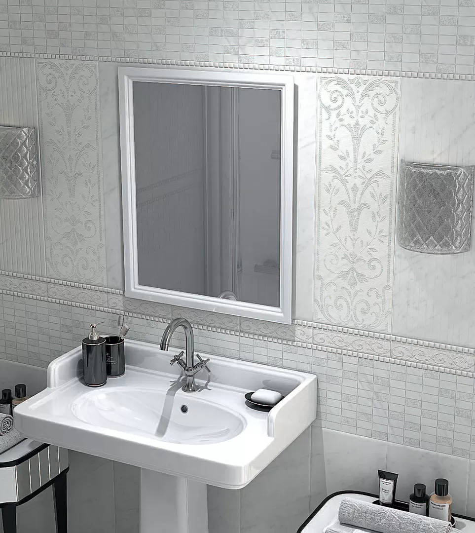 Керамогранит SG453500R Борсари белый обрезной 50.2*50.2