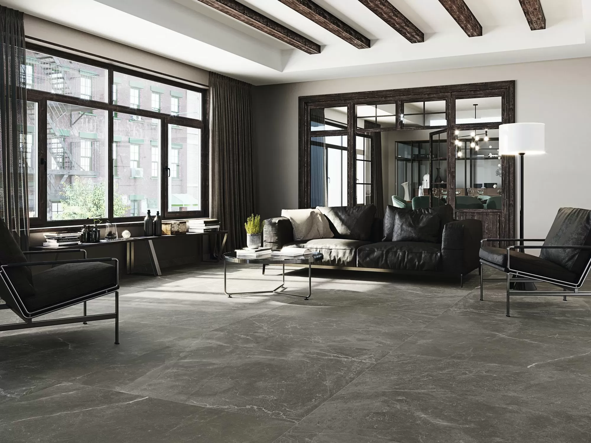 Керамогранит Bayona Grey Pulido 120x240